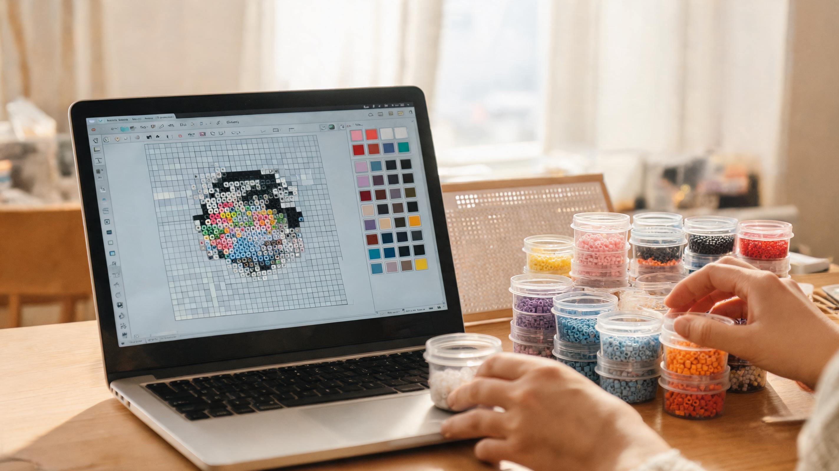 Color family picker in the creator sidebar